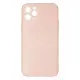 Чехол накладка Glass LV iPhone 12 Пудровая
