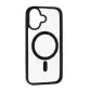 Чохол Накладка TPU+PC Color MagSafe iPhone 17 Чорна