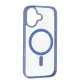 Чохол Накладка TPU+PC Color MagSafe iPhone 17 Блакитна