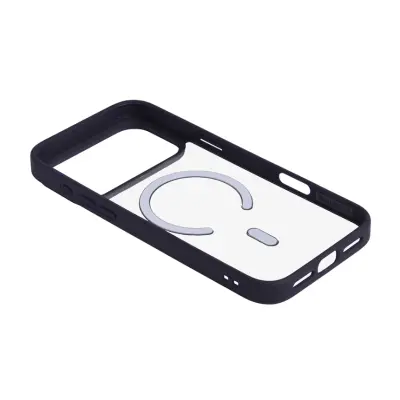 Чохол Накладка TPU+PC Color MagSafe iPhone 17 Pro/ 18 Pro Чорна Чохол Накладка TPU+PC Color MagSafe iPhone 17 Pro/ 18 Pro Чорна
