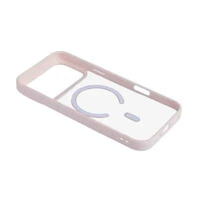 Чохол Накладка TPU+PC Color MagSafe iPhone 17 Pro/ 18 Pro Рожева