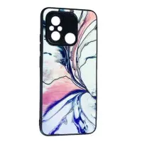 Чехол накладка Marble UV Xiaomi Redmi  12C Молочная
