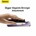 Универсальная мобильная батарея Повербанк Baseus Magnetic Bracket 3in1 10000mAh 20W с Беспроводной зарядкой Qi 15W Белый