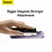 Універсальна мобільна батарея Повербанк Baseus Magnetic Bracket Oversesas 10000mAh 20W з бездротовою зарядкою Qi 15W Білий