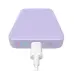 Універсальна мобільна батарея Повербанк Baseus Magnetic Mini Wireless Fast Charge 2in1 10000mAh 20W 2.4A QC3.0+PD3.0 з Бездротовою зарядкою Qi 15W Фіолетовий