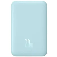 Універсальна мобільна батарея Повербанк Baseus Magnetic Mini Wireless Fast Charge 2in1 10000mAh 20W 2.4A QC3.0+PD3.0 з Бездротовою зарядкою Qi 15W Блакитний
