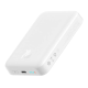 Универсальная мобильная батарея Повербанк Baseus Magnetic Mini Wireless Fast Charge 2in1 10000mAh 20W 2.4A QC3.0+PD3.0 с беспроводной зарядкой Qi 15W Белый