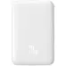 Універсальна мобільна батарея Повербанк Baseus Magnetic Mini Wireless Fast Charge 2in1 10000mAh 20W 2.4A QC3.0+PD3.0 з Бездротовою зарядкою Qi 15W Білий