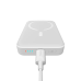 Универсальная мобильная батарея Повербанк Baseus Magnetic Mini Wireless Fast Charge 2in1 10000mAh 20W 2.4A QC3.0+PD3.0 с беспроводной зарядкой Qi 15W Белый
