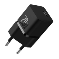 Мережевий зарядний пристрій Baseus Gan5s 20W PD Black, Чорний