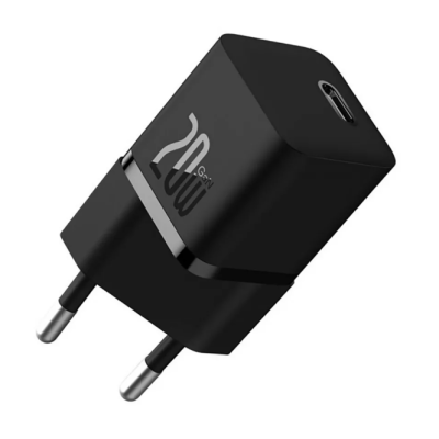 Сетевое зарядное устройство Baseus Gan5s 20W PD Black, Чёрный