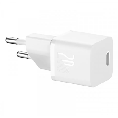 Сетевое зарядное устройство Baseus Gan5s 20W PD White, Белый