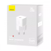 Сетевое зарядное устройство Baseus Gan5s 20W PD White, Белый