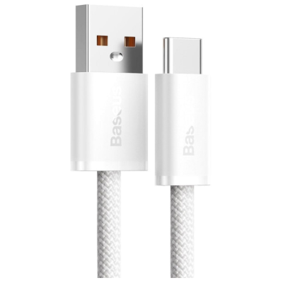 Кабель дата Baseus Dynamic USB Type A - Type-C 1м Білий