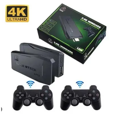 Игровая приставка Game Stick M8-4K HD ретро приставка 64g Black, Чёрный Игровая приставка Game Stick M8-4K HD ретро приставка 64g Black, Чёрный