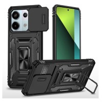 Чехол накладка Camshield Army Ring Xiaomi Redmi Note 13 4G Черная