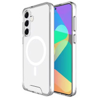 Чохол накладка Space MagSafe Samsung S721 (S24 FE) Прозора