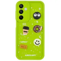 Чехол Накладка Pretty Things Samsung A165 (A16) Зеленая/ Always Happy