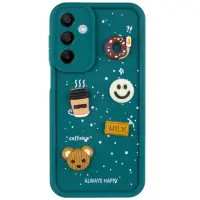 Чехол Накладка Pretty Things Samsung A165 (A16) Зеленая (Pine Green)/ Always Happy