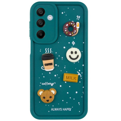 Чехол Накладка Pretty Things Samsung A165 (A16) Зеленая (Pine Green)/ Always Happy