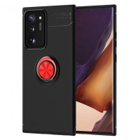 Чохол накладка Color Ring Samsung N985 (Note 20 Ultra) Чорна/Червона