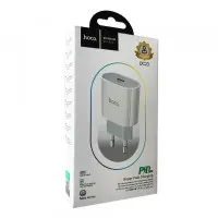 Сетевое зарядное устройство Hoco DC23 PD20W QC3.0 Белый Сетевое зарядное устройство Hoco DC23 PD20W QC3.0 Белый