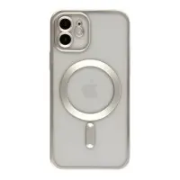 Чехол Накладка Metal Matte MagSafe iPhone 12 Natural Titanium