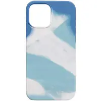 Чохол накладка Aquarelle iPhone 11 Бірюзово-біла