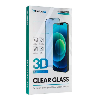 Защитное стекло Gelius Pro 3D Tecno Pop 2f Чёрное