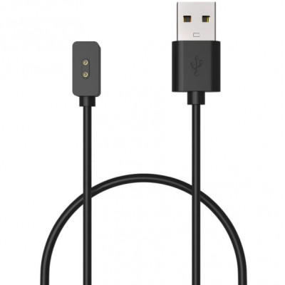 Зарядний кабель USB Xiaomi Mi Band 8 Black, Чорний