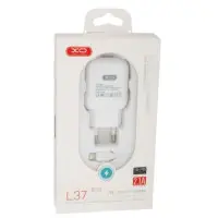 Сетевое зарядное устройство XO Lightning 2.1A Белый White, (L37)