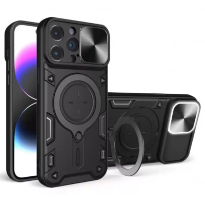 Чехол накладка Protective Stand iPhone 13 Черная