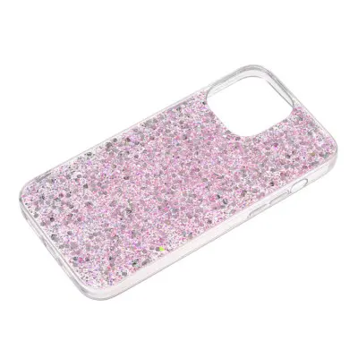 Чохол накладка Fashion Shine iPhone 13 Pro Max Рожева