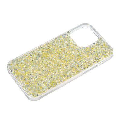Чехол накладка Fashion Shine iPhone 13 / iPhone 14 Золотая