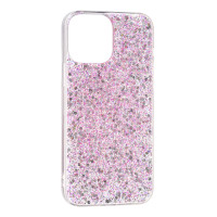 Чохол накладка Fashion Shine iPhone 13 / iPhone 14 Рожева