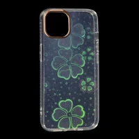 Чохол накладка Transparent iPhone 13 / iPhone 14 Квіти Чохол накладка Transparent iPhone 13 / iPhone 14 Квіти