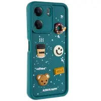 Чехол накладка Pretty Things Xiaomi Redmi 13C Pine Green/Always Happy