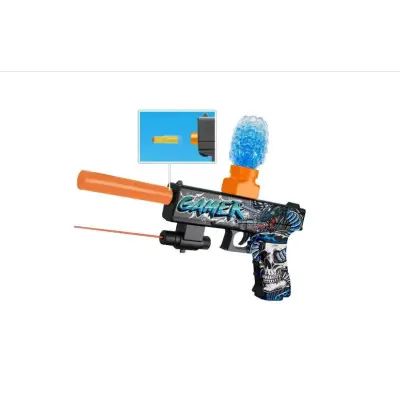 Пистолет на гидрогелевых шариках (орбизах) Gel Energy Laser Game (Синий)