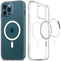 Чехол накладка Spigen Ultra MagSafe iPhone 12/12 Pro Прозрачная