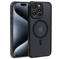Чехол накладка Anti drop Camera MagSafe iPhone 15 Pro Черная Чехол накладка Anti drop Camera MagSafe iPhone 15 Pro Черная