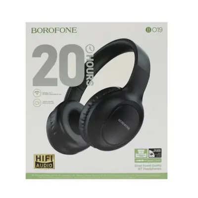 Беспроводные наушники Borofone BO19 Black, Чёрные