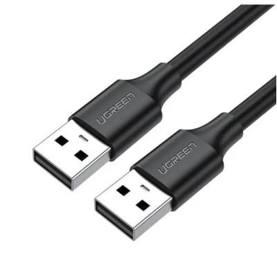 Кабель Ugreen US102 USB2.0 Male to Male 1.5м Черный