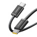 Кабель Baseus Dynamic 4 Fast Type-C to Type-C 100W 1м Черный (Cluster Black)