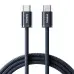 Кабель Baseus Dynamic 4 Fast Type-C to Type-C 100W 1м Чорний (Cosmic Black)