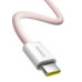 Кабель Baseus Dynamic 4 Fast Type-C to Type-C 100W 1м Розовый
