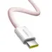 Кабель Baseus Dynamic 4 Fast Type-C to Type-C 100W 1м Рожевий