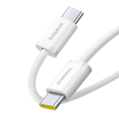 Кабель Baseus Dynamic 4 Fast Type-C to Type-C 100W 1м Белый