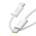 Кабель Baseus Dynamic 4 Fast Type-C to Type-C 100W 1м Білий