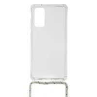 Чехол накладка Crystal Cord Samsung G780 S20 FE Белая