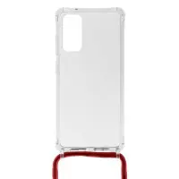 Чехол накладка Crystal Cord Samsung G780 S20 FE Красная
